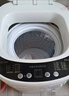 奥克斯（AUX）迷你洗衣机 全自动小型婴儿儿童宝宝内衣波轮洗衣机 带甩干烘干洗脱一体 【国补】4KG洗脱容量白色【母婴专用】 实拍图
