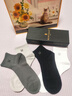 梦特娇袜子男士秋冬季100%纯棉7A抗菌防臭艾草精油袜休闲透气运动中筒袜 实拍图