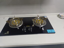 樱花雪燃气灶双灶家用猛火灶天然气灶煤气灶防干烧5.2kw大火力不锈钢液化气灶罐装专用台式嵌入式灶具 双头九腔猛火+定时【防爆钢化玻璃】熄火保护+节能 天然气 实拍图