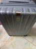 汉客行李箱男拉杆箱女大容量镇店之宝双层拉链密码箱子旅行箱24英寸灰 实拍图