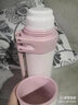 恩尔美（nRMEi）保温壶杯大容量女水壶婴儿外出宝宝冲奶粉家用便携户外热水瓶杯子 【304不锈钢】樱花粉+背带2L 实拍图