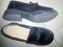 意尔康小皮鞋女英伦风厚底增高舒适乐福鞋25春款 49861W 黑色3 40 实拍图