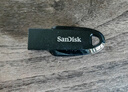 闪迪（SanDisk）128GB USB3.2 U盘 CZ550黑色 读速100MB/s 安全加密 数据恢复 学习办公电脑车载 高速大容量优盘 实拍图