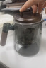 西多米泡茶壶飘逸杯2025新款胡桃木把手玻璃内胆一键过滤茶水分离冲茶壶 实拍图