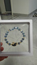 大英博物馆天鹅贵族棋盘糖心玛瑙蓝色轻奢手链女款手串送女生生日礼物 实拍图