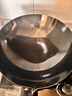 荣事达（Royalstar）章丘炒锅无涂层铁锅锻打家用炒菜锅不粘锅圆底燃气灶专用34带盖 实拍图