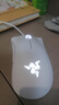 雷蛇（Razer）炼狱蝰蛇标准版有线鼠标 人体工学  电竞游戏 右手通用型 吃鸡/LOL/CS GO游戏鼠标 白色 实拍图