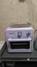 大宇（DAEWOO）空气炸烤箱 家用空气炸锅烤箱一体机 多功能10L热风循环免翻面迷你电烤箱 KX05紫色 实拍图