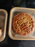 皇冠世家双黄白莲蓉味月饼广式蛋黄莲蓉糕点广东中秋节高档礼品送礼礼盒装 纸盒散装（150克*8个）视频同款 实拍图