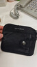 熊游客多功能金属扣零钱包尼龙防水卡包男女钥匙迷你袋挂包男ins斜跨包 黑色 实拍图