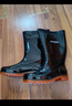 胜丽 10kv绝缘靴高筒雨靴安全鞋绝缘牛筋底雨天耐油耐酸碱黑色 40码 实拍图