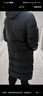 准者（RIGORER）长款羽绒服男2025春季新款连帽保暖防风加厚运动户外休闲情侣外套 纯正黑 L (175) 实拍图