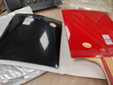 729 乒乓球拍胶皮套胶粘性 普及对套训练型 1红1黑装 42度 实拍图