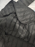 网易严选90鸭绒轻薄羽绒服保暖0压感排骨羽绒内胆防泼水蓄热抗菌外套 A款25秋冬90鲜绒立领-水墨黑 XL 实拍图