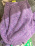 多妙屋女童毛衣秋装儿童打底衫大童仿貂绒毛线衣女孩上衣装10993紫色160 实拍图
