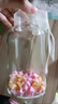 怀音同款星星糖果罐子透明玻璃瓶许愿瓶带木塞漂流瓶送女友礼物 许愿瓶+灯串+丝带+星星折纸520张 许愿瓶容量500ml 实拍图