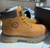 骆驼（CAMEL）【王俊凯同款】加绒马丁靴男鞋秋冬新款大黄靴女户外工装登山靴子 G13W379132 金黄色 40 实拍图