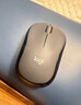 罗技（Logitech）M196 无线蓝牙鼠标 办公鼠标 笔记本商务办公家用 小巧便携 对称手型 珍珠白 实拍图