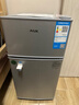 奥克斯小冰箱家用小型迷你冷藏冷冻两用出租房宿舍用节能省电寝室办公室电冰箱 【升级净化去味】30A146DW银【节能省电】 实拍图