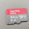 闪迪（SanDisk）64GB TF（MicroSD）内存卡 A1 U1 C10 至尊高速移动版存储卡 读速140MB/s 手机平板游戏机内存卡 实拍图