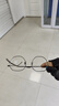 明月镜片 眼镜近视女修颜时尚钛架配镜防蓝光护目高清定制眼镜框36055 镜框+1.56明月PMC镜片 实拍图