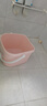 CHAHUA茶花 泡脚桶14.5L洗脚盆大号塑料洗脚盆水桶足浴盆泡脚盆 浅粉色* 实拍图