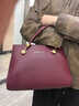 路易生活 LOUIS'S LIFE妈妈包中年女士女神节手提斜挎两用轻便耐磨日常送妈妈送老婆礼物 酒红 实拍图