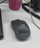 罗技（Logitech）M185鼠标 无线鼠标 办公鼠标 对称鼠标 黑色灰边 带无线2.4G接收器 实拍图