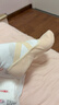 小茉莉舞蹈弹力布女软底练功鞋成人儿童女童芭蕾鞋拼布袜粉色35 实拍图