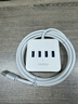 绿联USB3.0分线器扩展坞 集线器HUB拓展坞高速4口 适用笔记本电脑台式机一拖多接口转换器转接头延长线 【USB3.0*4+C口供电】方形款 2米 实拍图