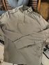 迪卡侬透气薄绒保暖休闲户外运动速干衣跑步长袖男T恤卡其色2XL-4100171 实拍图