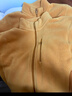 优衣库童装男童女童摇粒绒拉链茄克长袖外套夹克秋冬新款478141 46 鹅黄色 140 实拍图
