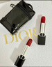 迪奥DIOR烈艳蓝金口红双支礼盒丝绒(999+720)唇膏套装 生日礼物送女友 实拍图