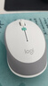 罗技（Logitech） M380 无线鼠标 无线2.4G 办公鼠标 百度AI智能语音输入打字翻译 家用办公型M380 珍珠白 实拍图