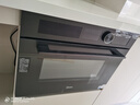 美的（Midea）【国家补贴】嵌入式微蒸烤炸炖5合1蒸烤箱一体机GR6 55L家用 脱脂燃卡全域双彩屏空气炸烤箱R6 实拍图