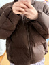 优衣库童装男童女童蓬松羽绒茄克外套夹克羽绒服25秋冬新款478148 38 深褐色 150 实拍图