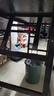 可折叠电脑桌学生书桌家用卧室简易台式小型出租屋学习写字办公桌 双层置物-黑胡桃色黑架120*60*75 实拍图