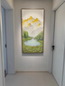 墨派（Mopai）玄关装饰画竖版现代简约走廊过道背景墙壁画入户轻奢挂画免打孔 聚宝盆 80*160cm晶瓷+铝合金边框 实拍图