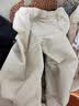 MUJI女式 弹力 灯芯绒 轻便直筒裤 裤子女款25年冬季女装BE1Y5A5A 象牙色 M (160/66A) 实拍图