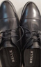 百丽男鞋2025商务正装休闲增高软底真皮鞋 黑色A2247（三接头款） 43 实拍图