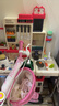 Eve Stone SPECIAL GIRL LIKE YOU女孩玩具儿童厨房玩具3-6岁套装仿真厨具做饭玩具过家家小厨房4岁 超大号100cm+烤面包机+101件套红 男女孩6-12宝宝1到3岁生日礼物 实拍图