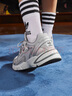adidas「贝果鞋」adidas ASTIR厚底增高网面老爹鞋阿迪达斯三叶草   灰色   38 实拍图