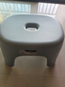 【热销爆款】新款加厚奶油风家用小凳子塑料凳可叠放耐用儿童凳 天空蓝1个 实拍图