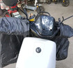 雅迪电动车挡风被电瓶车挡风被冬季加厚电瓶车挡风保暖——黑色 实拍图