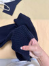 优衣库女装舒芙蕾拉链针织开衫/毛衣毛衫外套25新款480490 69 藏青色 S /155/80A 实拍图