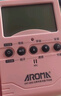 阿诺玛AROMA古筝调音器专用校音古筝电子节拍器三合一AMT-200G【粉色】 实拍图