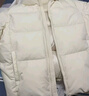 优衣库童装男童女童蓬松羽绒茄克外套夹克羽绒服25秋冬新款478148 01 乳白色 150 实拍图