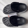 卡骆驰洞洞鞋贝雅卡骆班轻便耐磨一脚蹬休闲鞋|205089 黑色/白色-066 41 /42(260mm) 实拍图