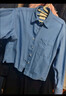 优衣库女装/男女同款牛津纺箱型衬衫/衬衣合作款25秋冬新款479974 479974/64湖蓝色 M 实拍图