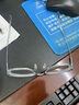 蔡司（ZEISS）镜片近视眼镜框男半框防蓝光辐射可配带散光度数眼睛女钛合金镜架 升级钛材 冰川灰银 配colorein镜片1.60防蓝光 0-800 实拍图